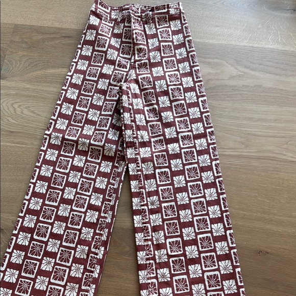 Billabong Denim - Billabong Brown and White Flare Jeans